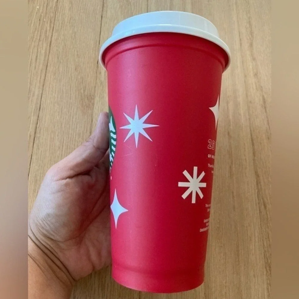 Starbucks 2022 Anniversary Red Mug 16oz Collectible‎ Fandom Coffee Cup Hot Cocoa